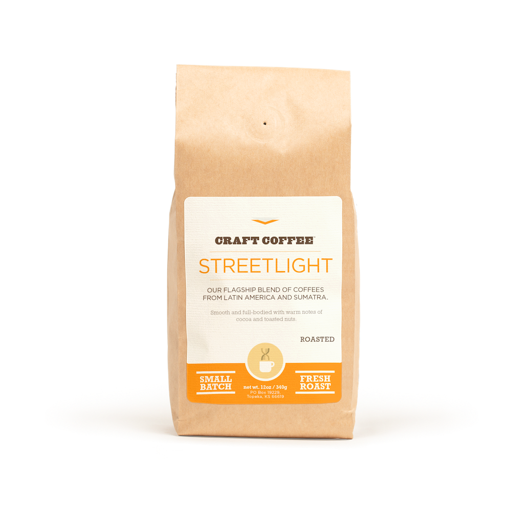 12oz bag of Craft Coffee Streetlight Blend