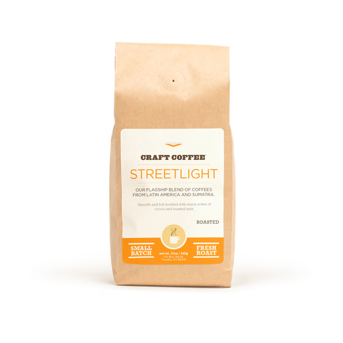 12oz bag of Craft Coffee Streetlight Blend