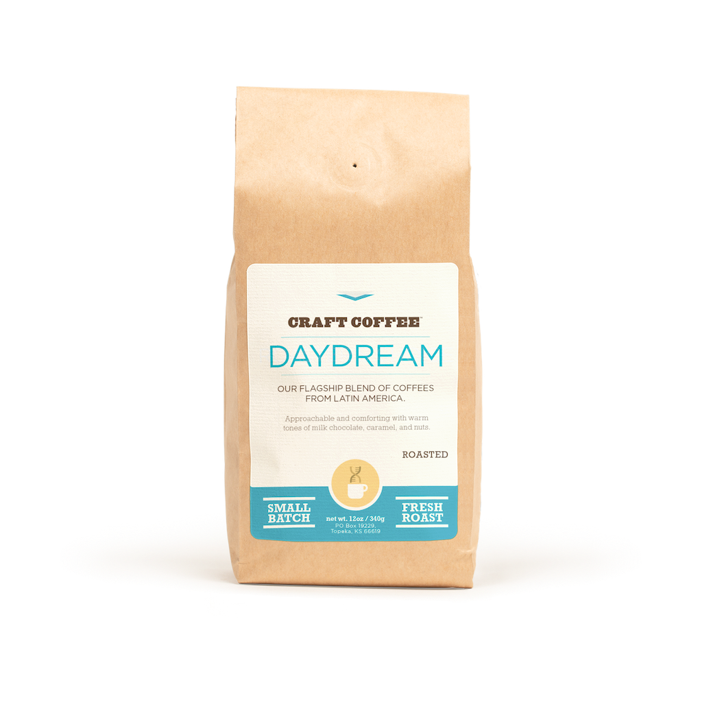 12oz bag of Craft Coffee Daydream Blend