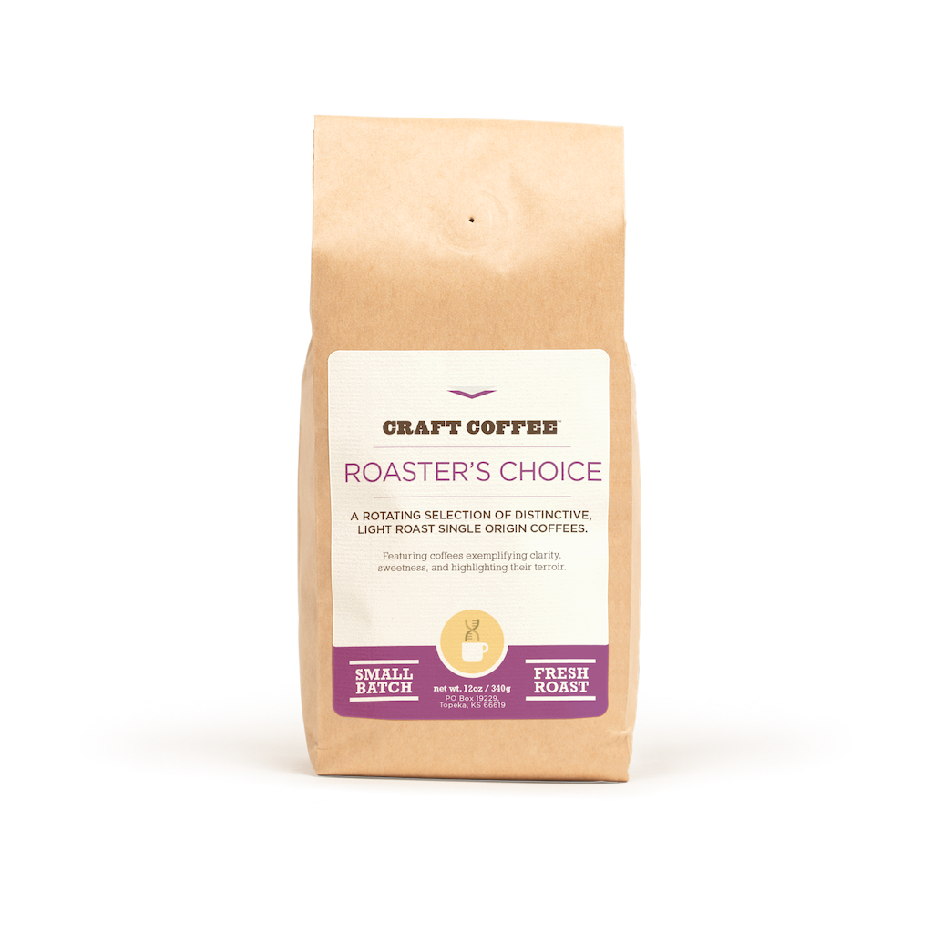 12oz bag of Craft Coffee Roaster's Choice: Light Roast