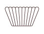 Line drawing of a coffee filter